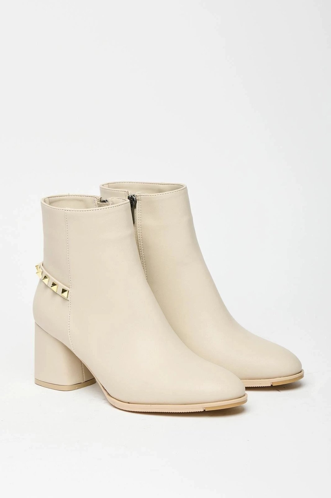 Çizme për gra, ngjyrë bezhë, Jumeon, MK1345025KR20-005