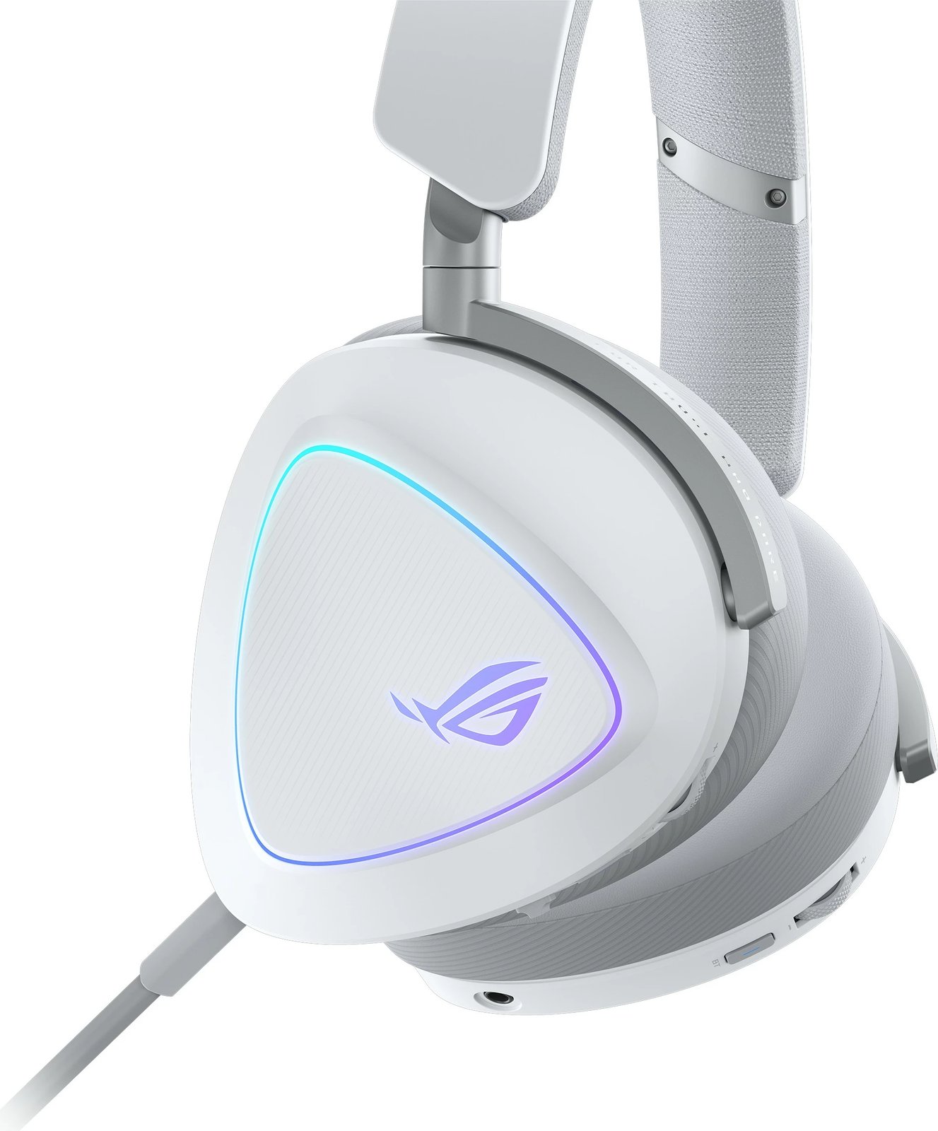 Kufje ASUS ROG Delta II, wireless, e bardhë