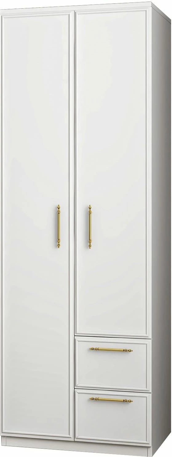 Dollap rrobash Skye Decor, Vespera 2, i bardhë