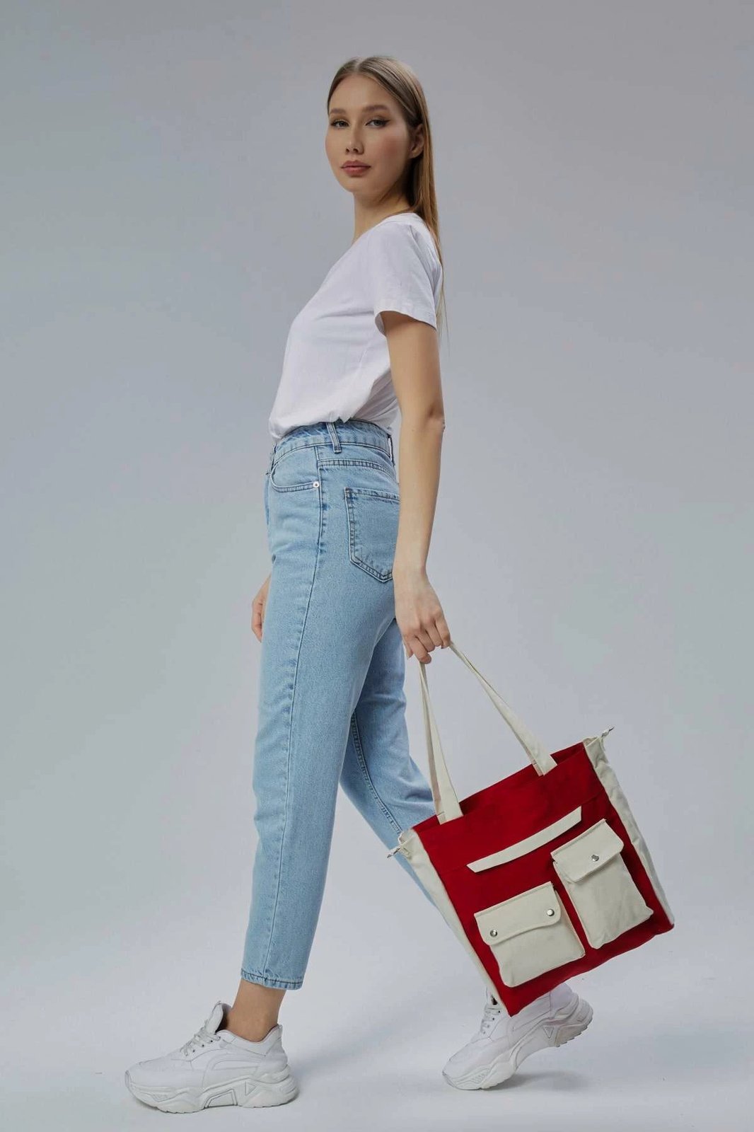 Çantë tote Zoozie Bags, e kuqe, 2354