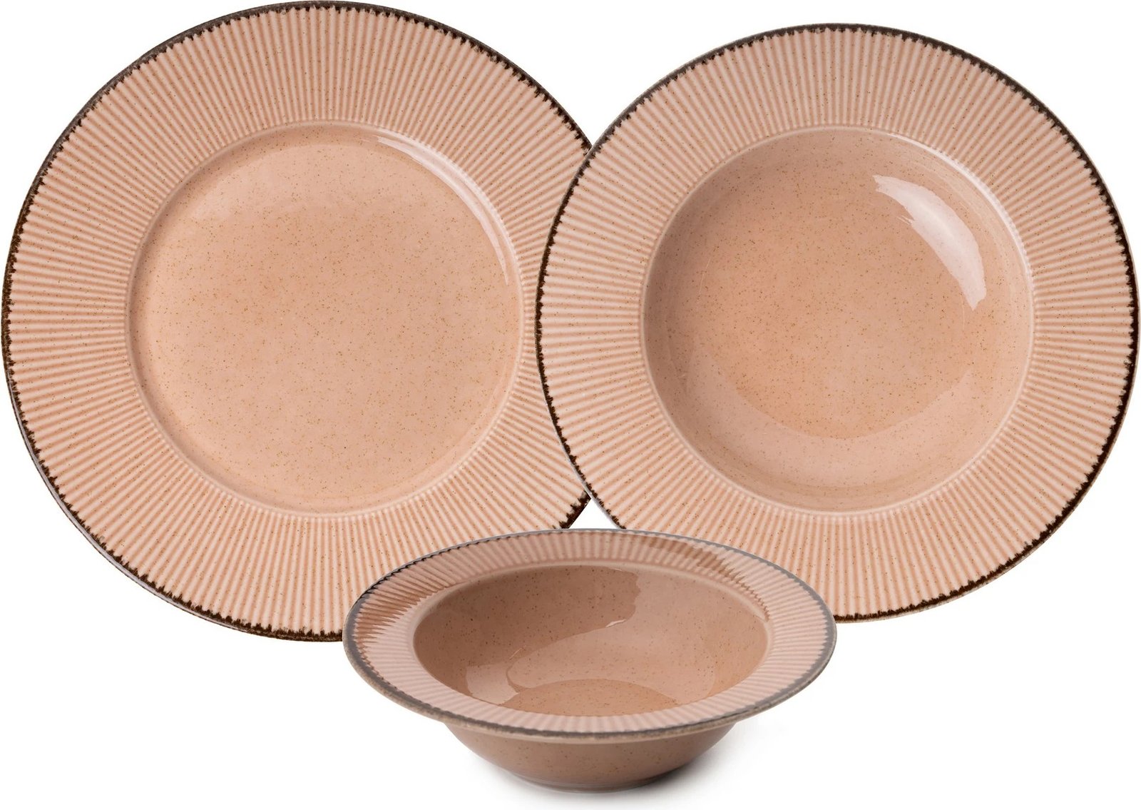 Set darke porcelani, 18 pjesë, Hermia Concept, ADL18Y4730P04
