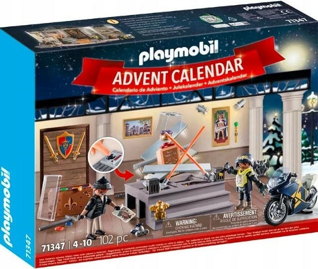 Set figurina Playmobil City Action 71347 Advent Calendar, 102 pjesë