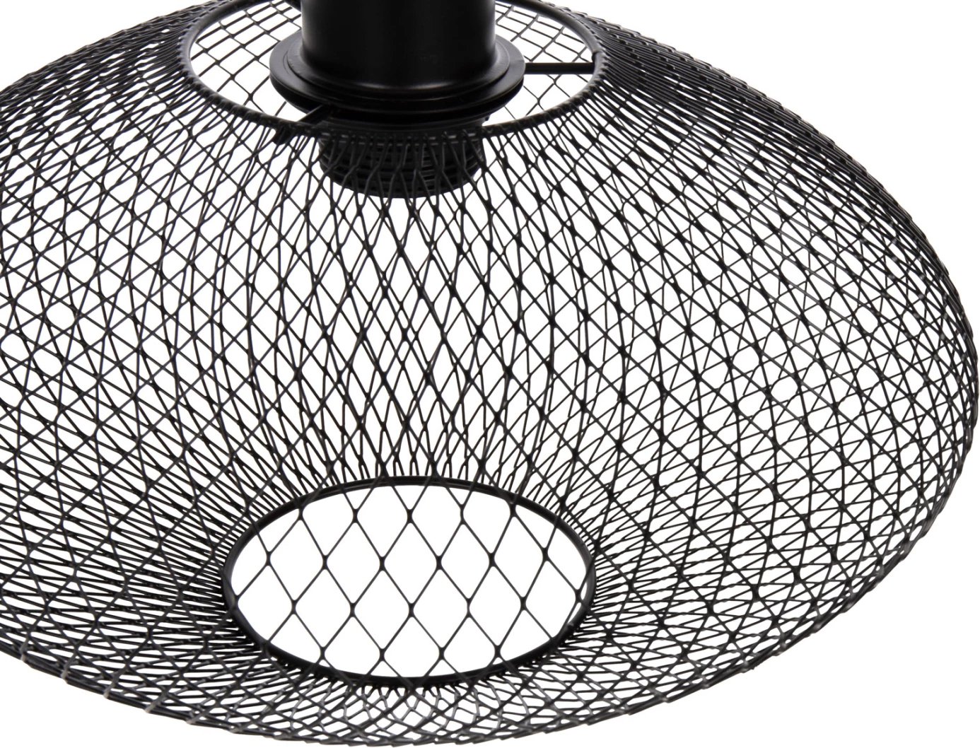 Llambë varëse tavani, rrjetë metali e zezë, FH4094, Φ30x125H cm Llambë varëse tavani, rrjetë metali e zezë, FH4094, Φ30x125H cm