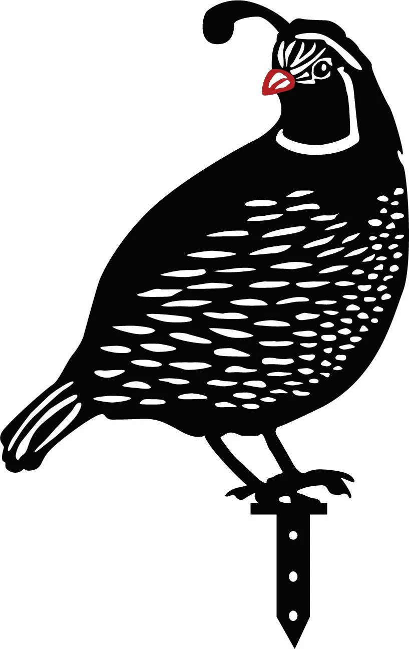 Set dekorativ metalik për kopsht, dizajn Aberto, thëllëza