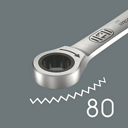 Çelës ratchet Wera Joker 17 mm, argjendtë