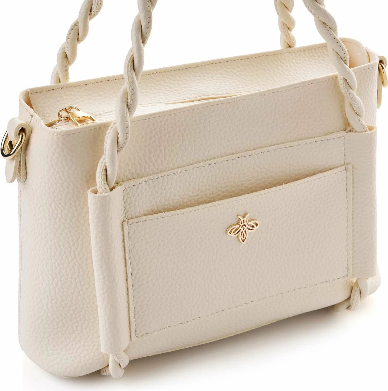 Çantë shpine Lucky Bees, Nia, krem