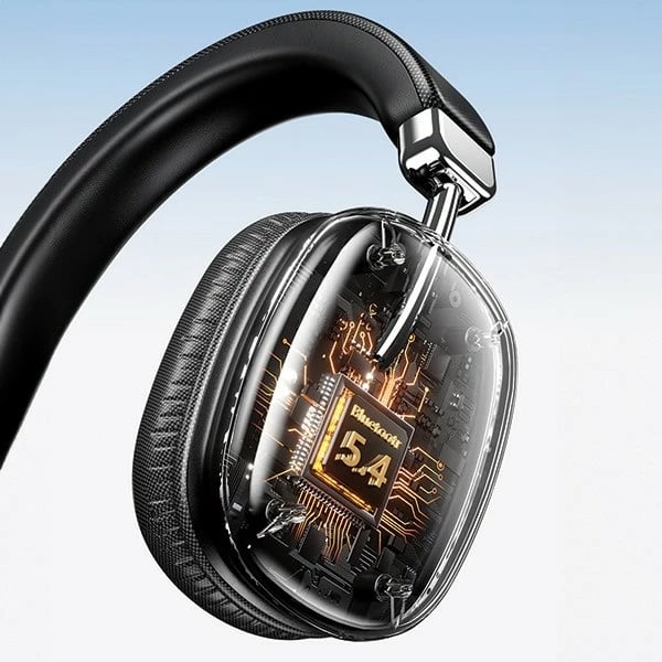 Kufje Bluetooth AWEI AT7 over-ear, e zezë