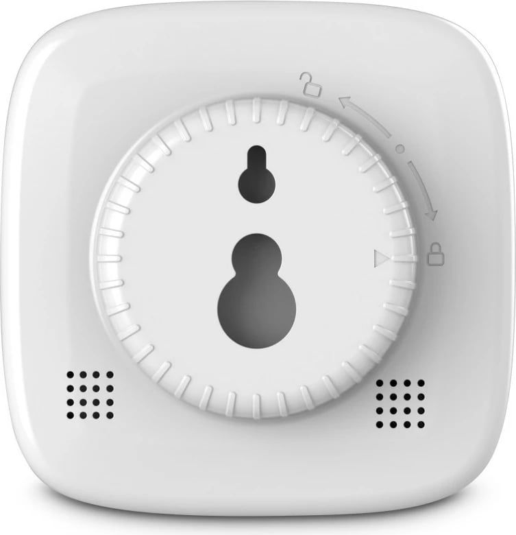 Orë digjitale Hama 185893, me termometër dhe higrometër, e bardhë