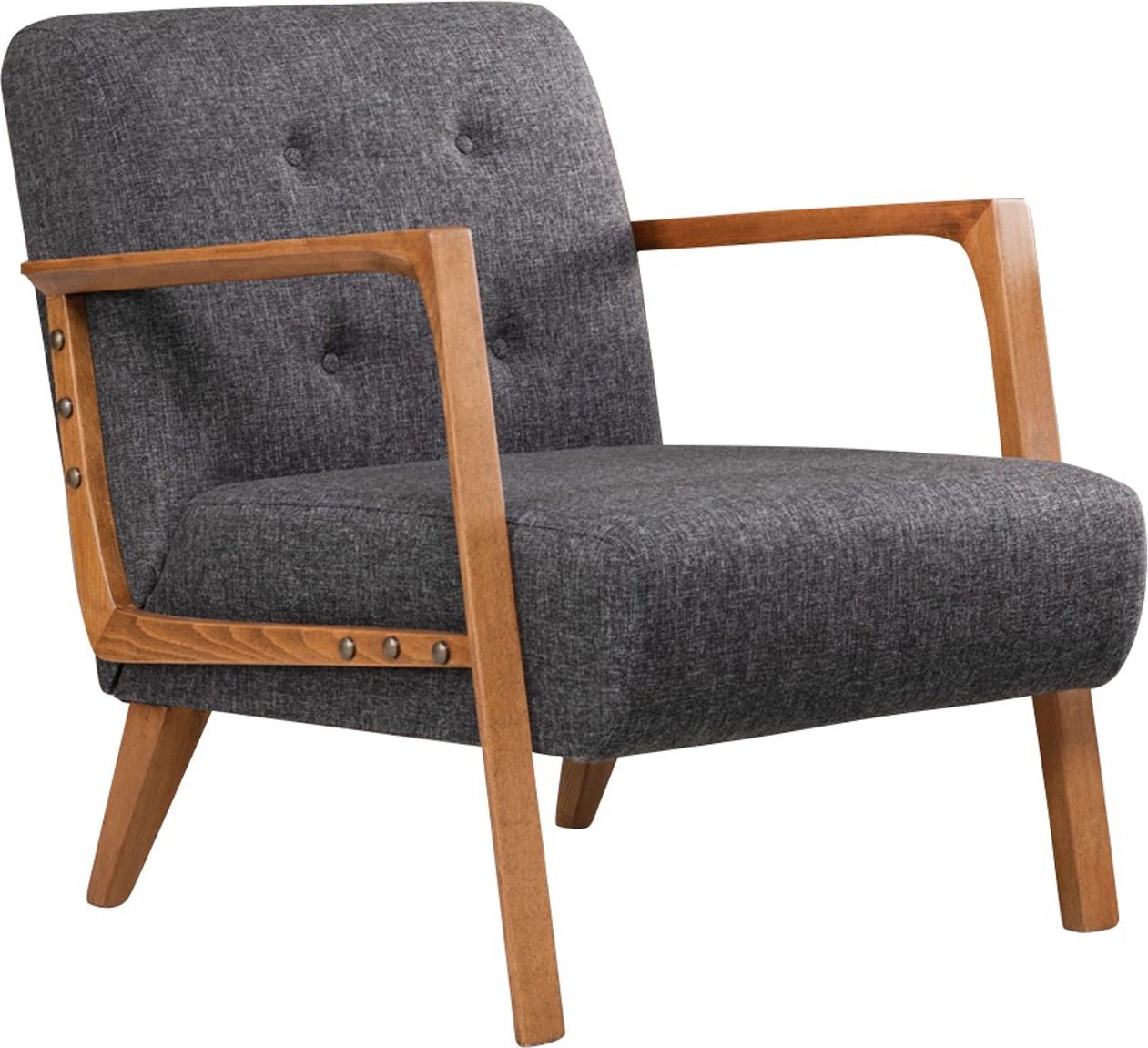 Karrige Wing Atelier del Sofa, Kemer, ngjyrë gri e errët