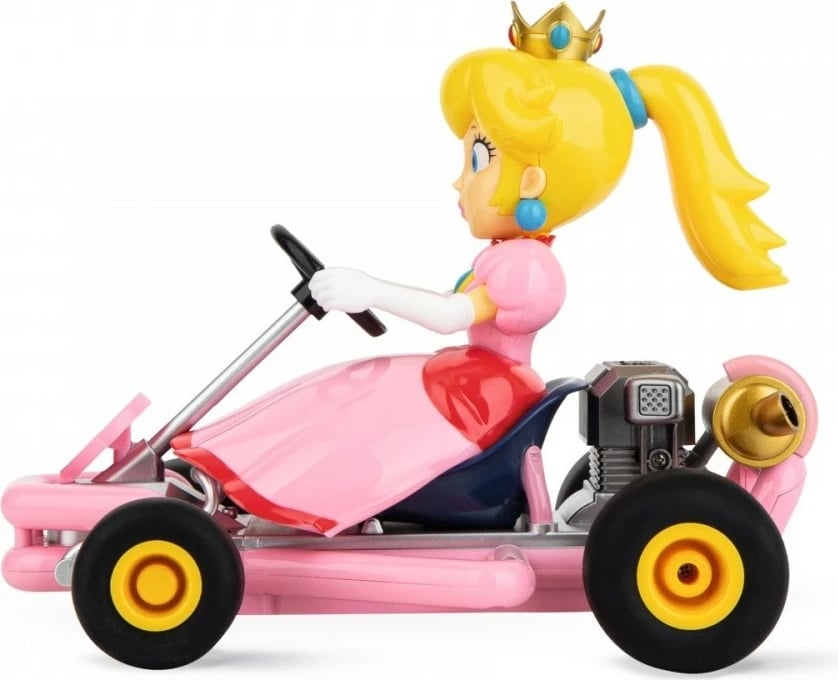Makine lodër me telekomandë Carrera RC Mario Kart Peach Pipe Kart, 1:18, rozë