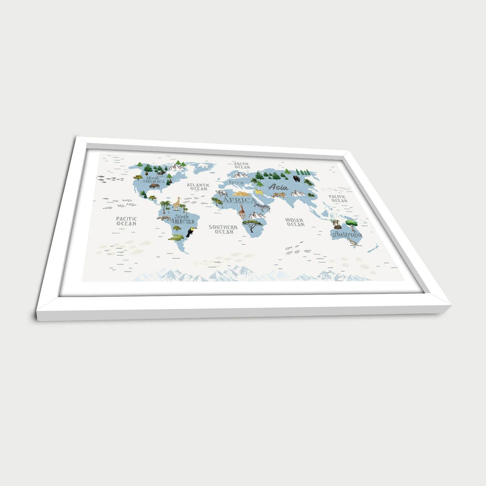 Pikturë dekorative me kornizë MDF, Wallity, 3853BCT-006, 38x53cm