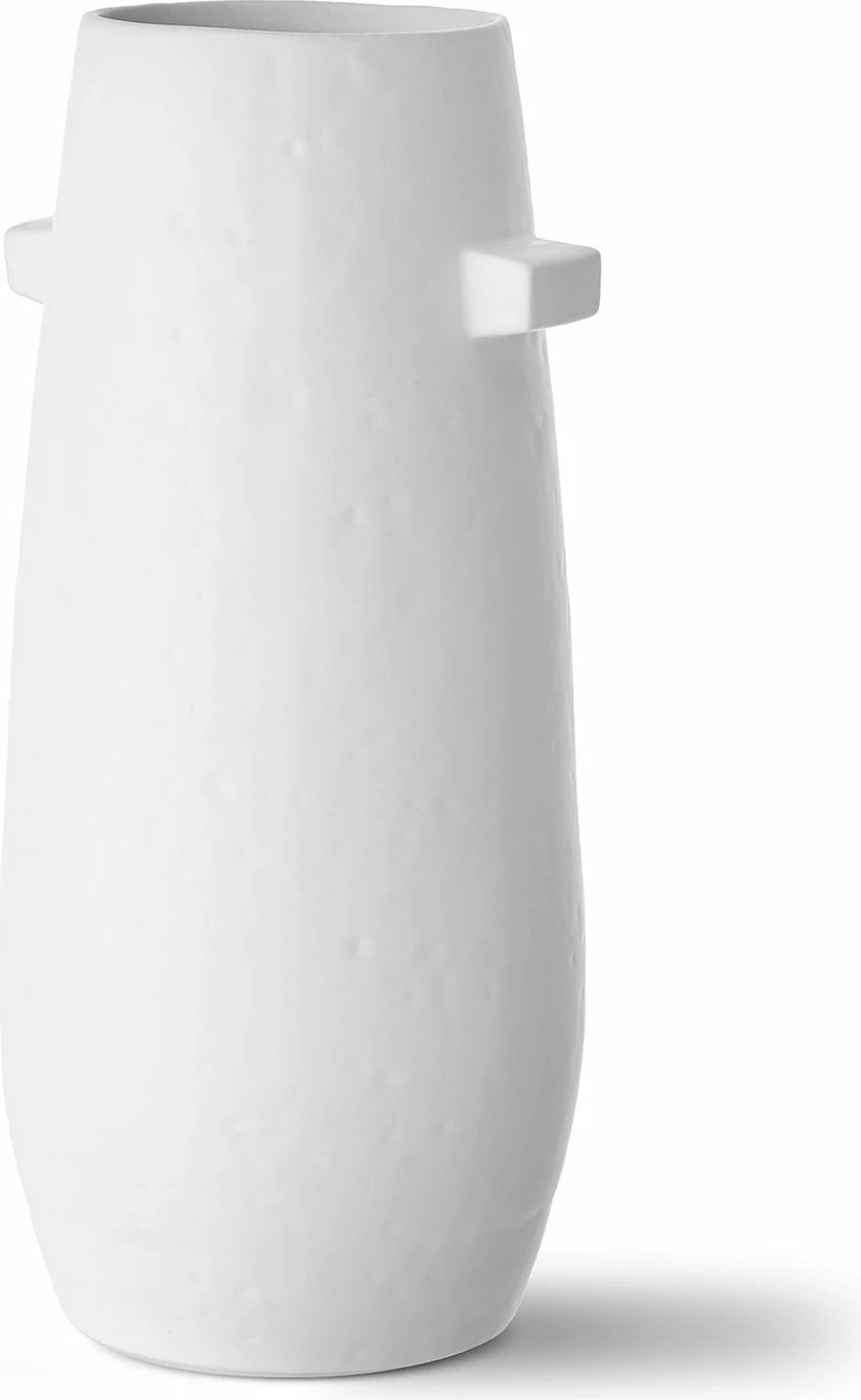 Vazo dekorative Aberto Design, e bardhë, DKR0482, 19x18x40cm