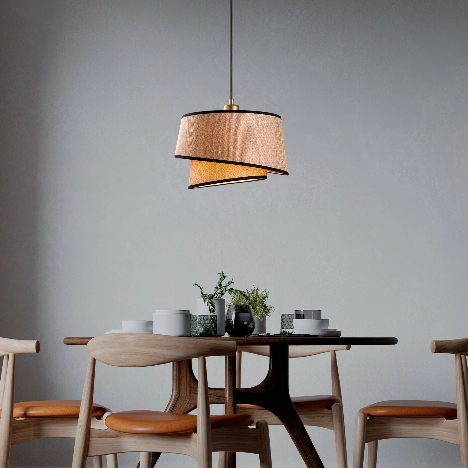 Llambë tavani Opviq, Stage - 14703, ngjyrë kafe e çelët