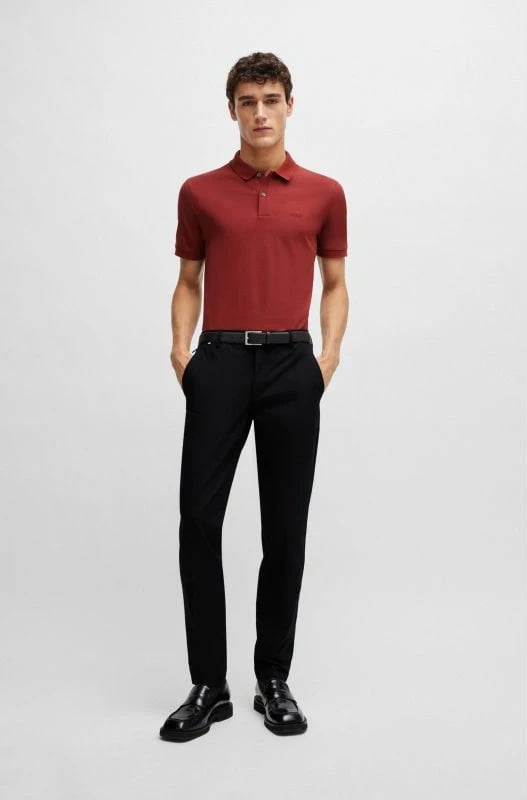 Maicë polo Boss për meshkuj, kafe