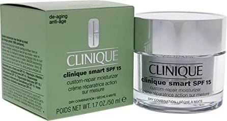 Hidratues riparues Clinique Smart SPF 15, 50 ml