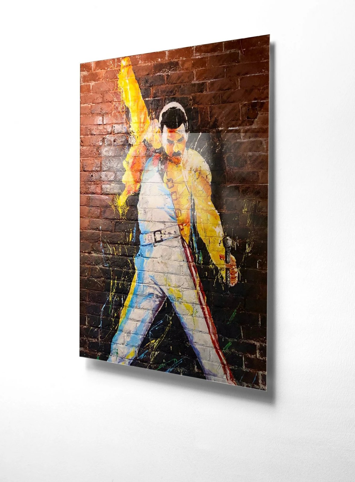 Pikturë dekorative prej xhami të temperuar, shumëngjyrëshe, UV-566, 30x45cm