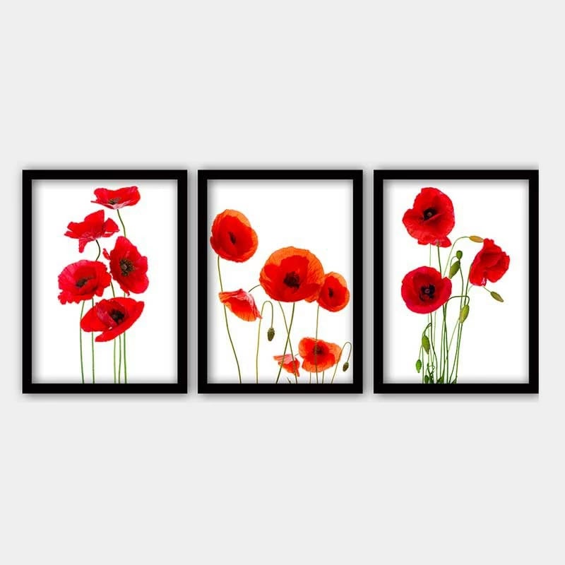 Pikturë dekorative me kornizë (3 copë), Wallity, 3SC_2128030_3545