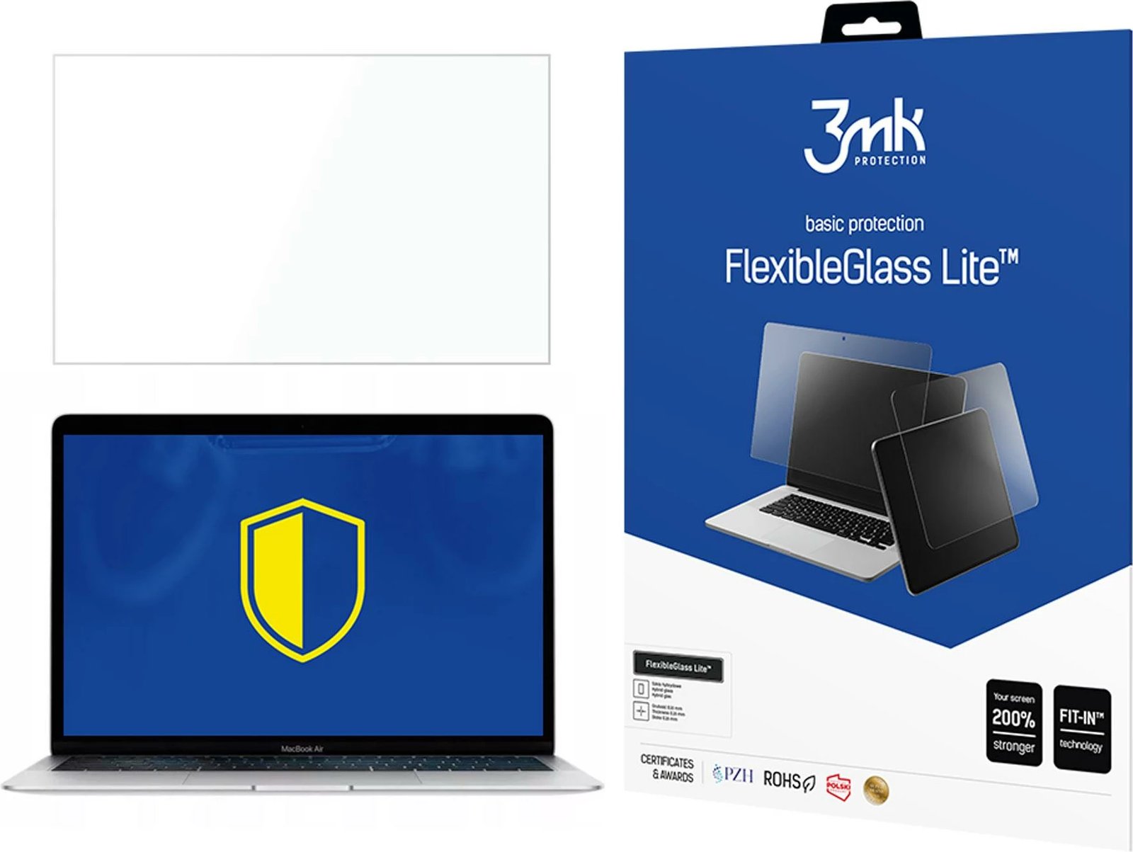 Mbrojtës ekrani 3mk FlexibleGlass Lite për MacBook Air 13" 2020 (M1), Transparent