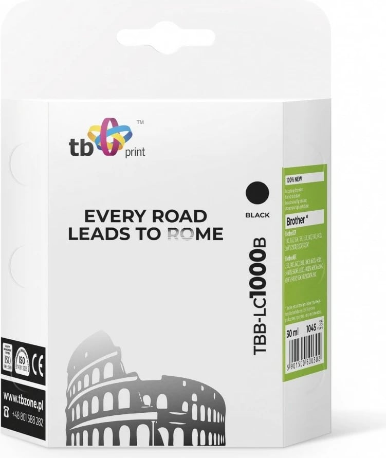 Toner TB Print TBB-LC1000B për Brother, i zi, 30ml