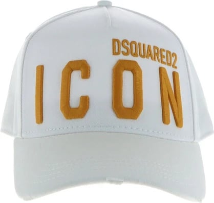Kapelë Dsquared2 për meshkuj, e bardhë