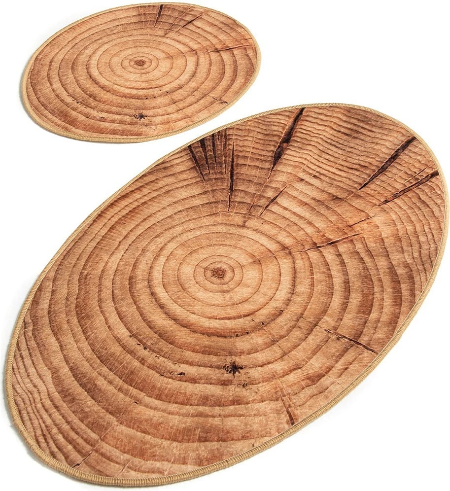 Set tapetesh banjoje (2 copë), Mijölnir, dizajn druri