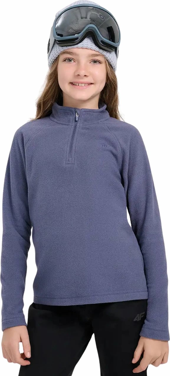 Fleece për fëmijë 4F për femra, e purpurtë