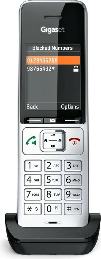 Telefon Gigaset COMFORT 500HX, Analog/DECT, Black, Silver Telefon Gigaset COMFORT 500HX, Analog/DECT, Black, Silver