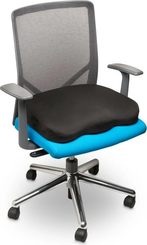 Jastëk ulëse memory foam Kensington, i zi, 442mm Jastëk ulëse memory foam Kensington, i zi, 442mm