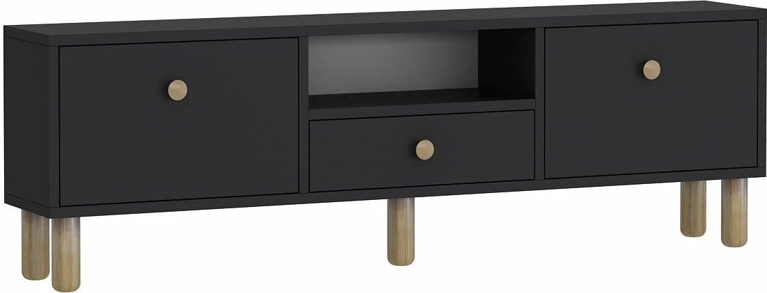 Komodë TV Skye Decor, anthracite, sapphire oak, 1310-DROP-1