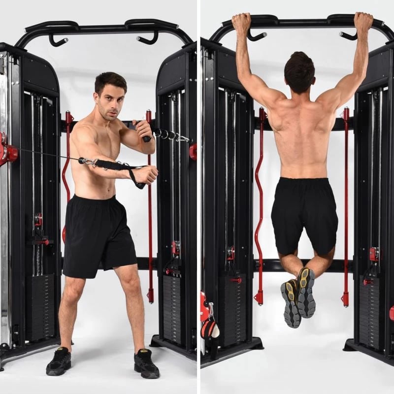 Pajisje fitnesi HMS për meshkuj, e zezë