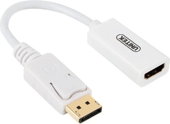 Konvertues Unitek, DisplayPort në HDMI, i bardhë