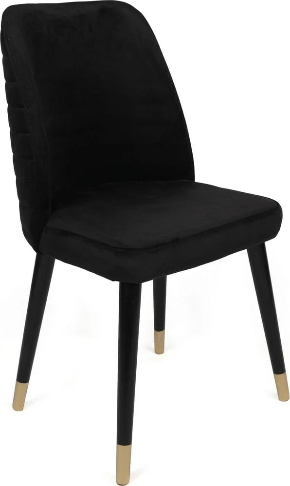 Set karrigash (2 copë), Hanah Home, Hugo-366 V2, ngjyrë e zezë dhe ari