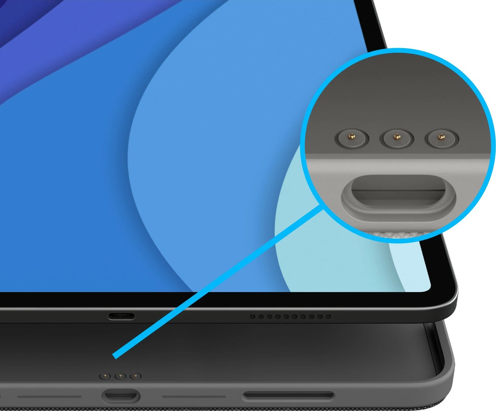 Mbështjellës me tastierë Logitech Combo Touch për iPad Pro 12.9, QWERTZ, Oxford Grey