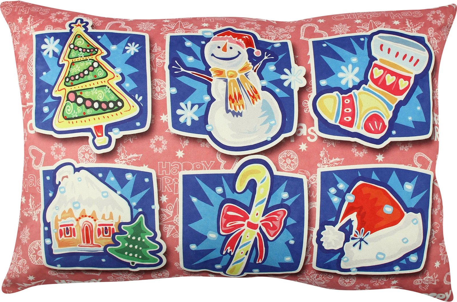 Jastëk dekorativ multingjyrësh Evila Originals, A50918, 33x48cm