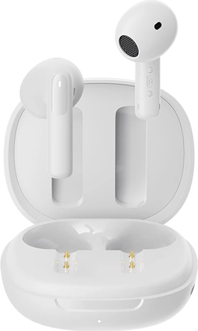Kufje TWS QCY AilyBuds E20 HT13, Bluetooth 5.4, me mikrofon, të bardha Kufje TWS QCY AilyBuds E20 HT13, Bluetooth 5.4, me mikrofon, të bardha