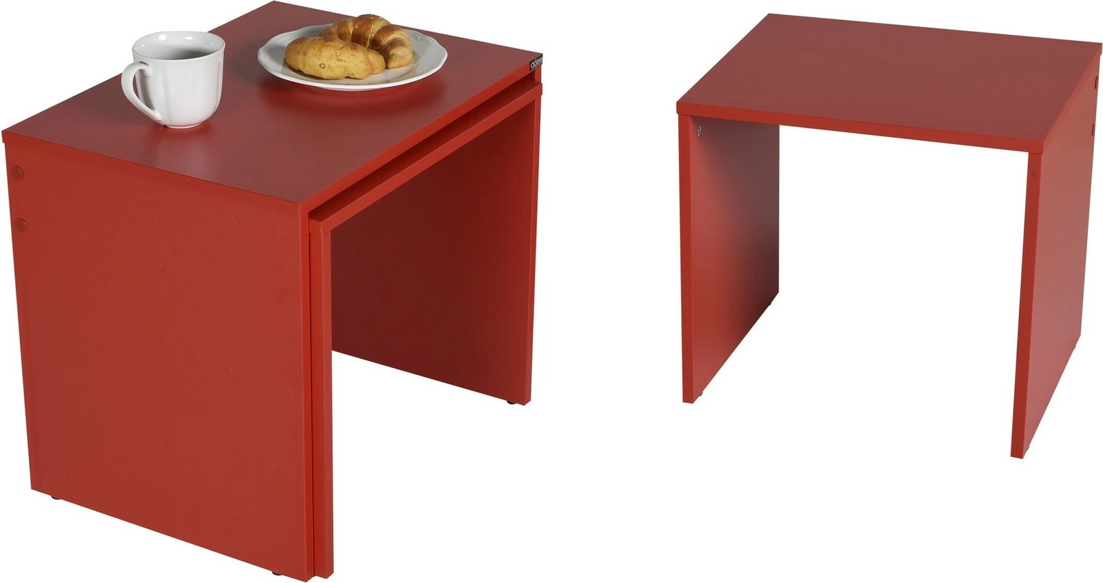 Set tavolinash të ndërlidhura Hanah Home, Shp-103-Kk-1, ngjyrë e kuqe Set tavolinash të ndërlidhura Hanah Home, Shp-103-Kk-1, ngjyrë e kuqe