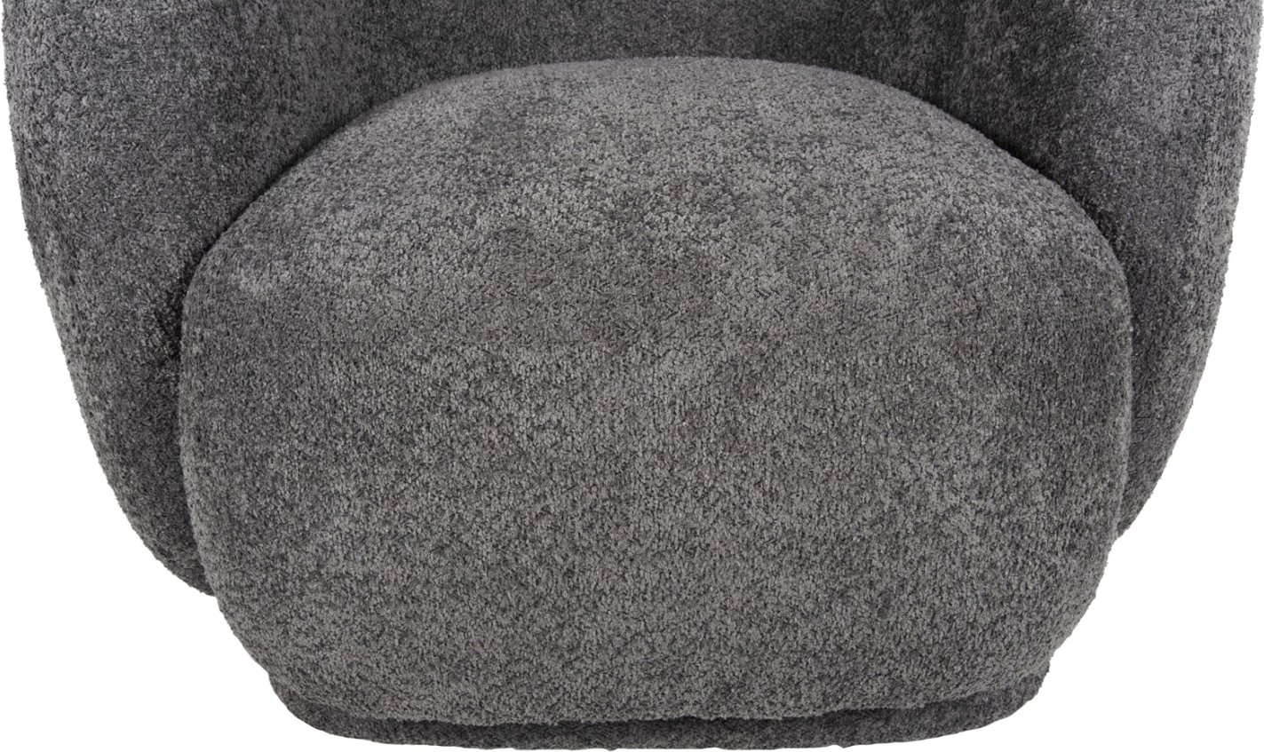 Fotelje KARPEN FH9600.01, stof boucle, gri, 93x87x78H cm