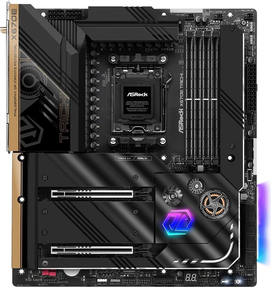 Pllakë amë Asrock X670E TAICHI AMD X670, AM5 Extended ATX