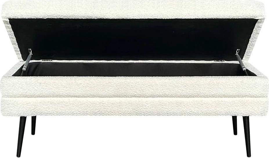 Tabure Slices me hapësirë për ruajtje, e bardhë, 110x40x44