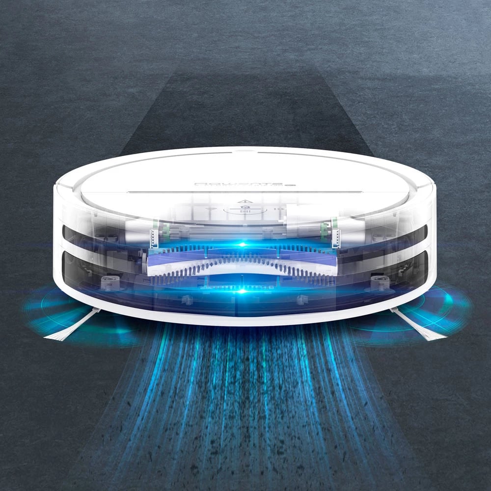 Fshesë me korrent robot, Rowenta RR7867WH, depozitë 0.70L, bateri 120 min, e bardhë