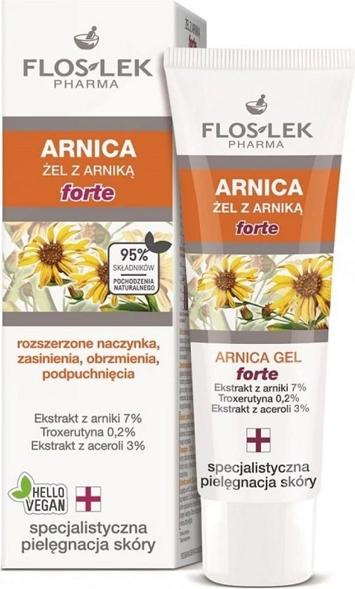 Xhel për fytyrë dhe sy për femra Floslek Arnica Forte, 50ml