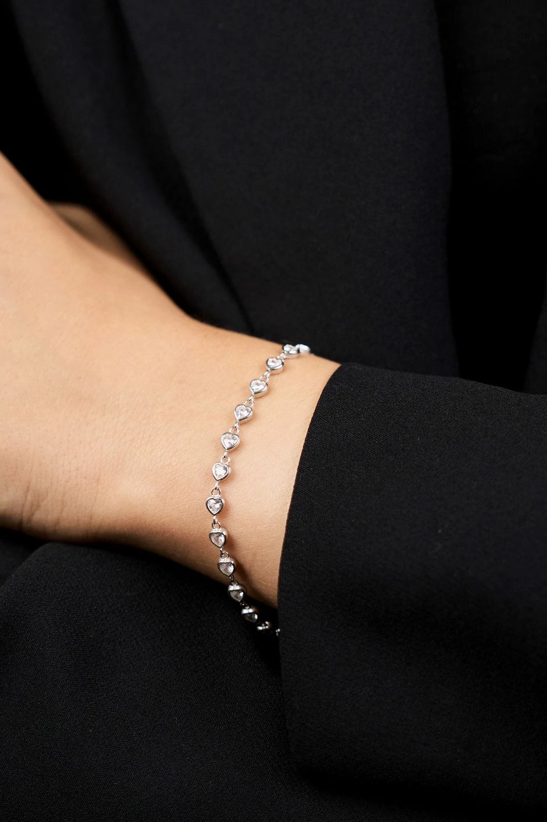 Byzylyk argjendi Elika Silver, i bardhë, ELKYS60422