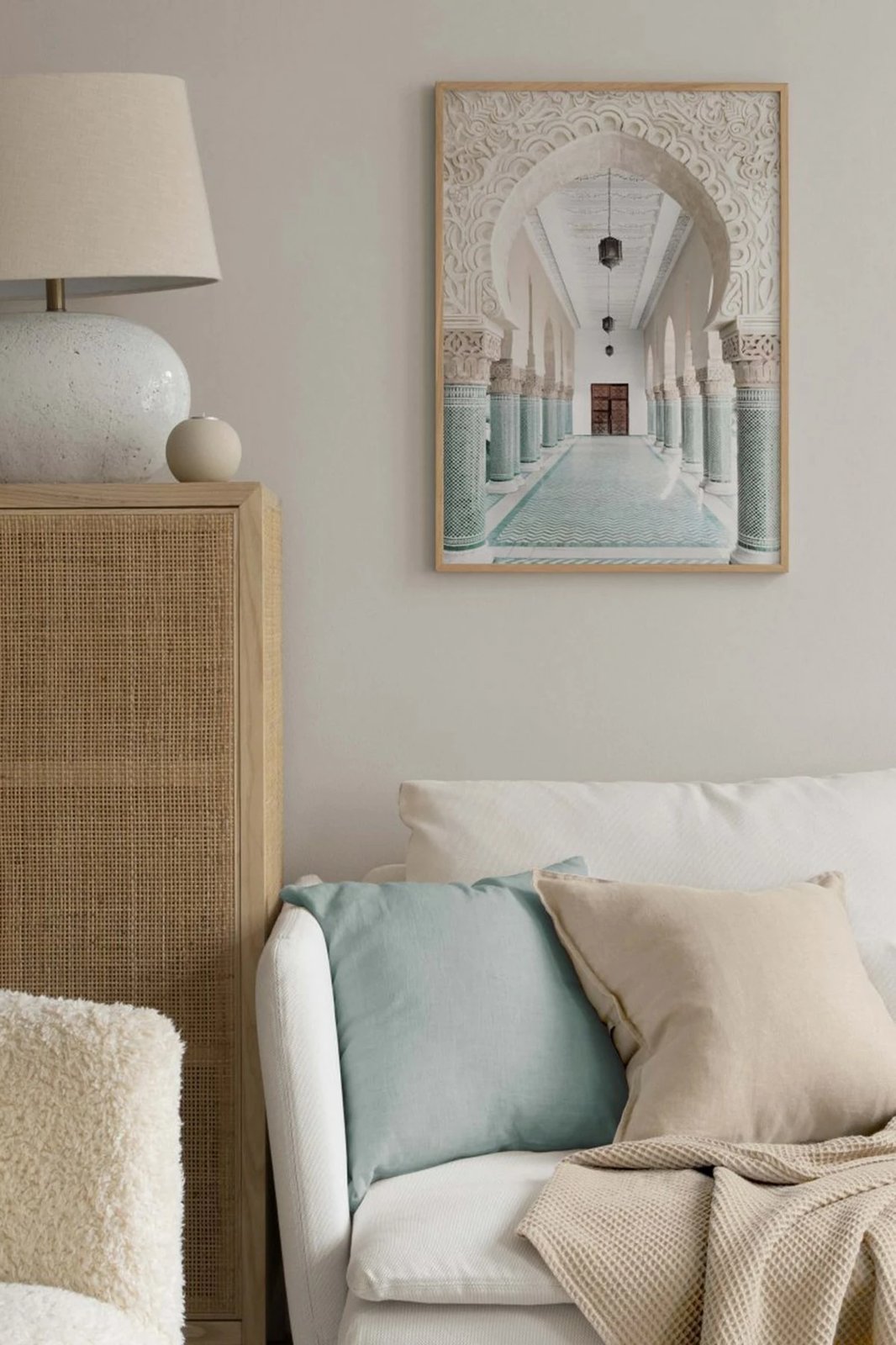 Pikturë dekorative me kornizë, Wallity, Tekhamcerceve56, shumëngjyrëshe, 33x48cm