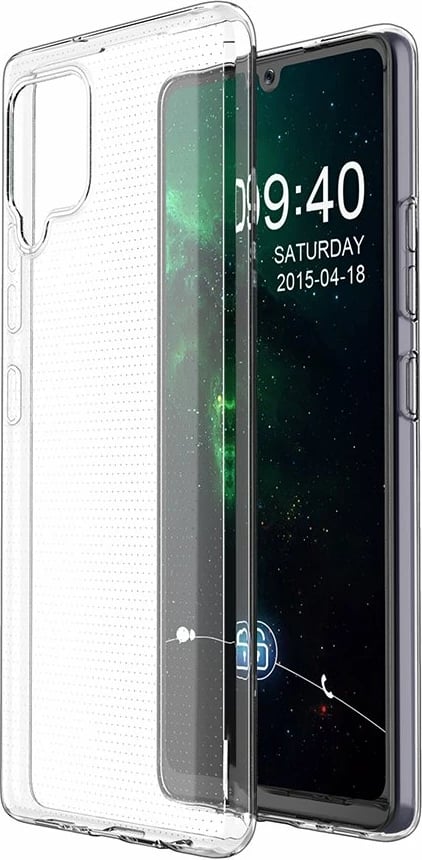 Mbështjellës Hurtel Ultra Clear 0.5mm për Samsung Galaxy A12 / Galaxy M12, Transparent