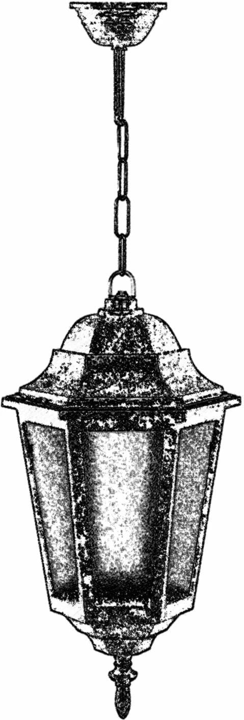Llambë tavani për jashtë Opviq, ngjyrë kafe, BFE-68188-BKR