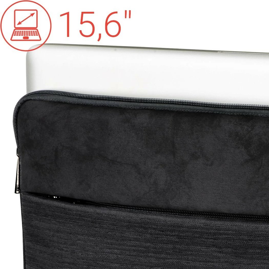 Mbështjellës laptopi Hama 216558, 15.6 inç, Gri