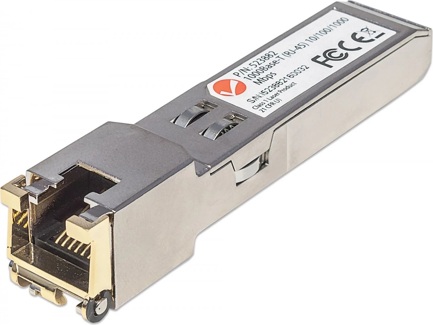 Moduli mini GBIC SFP Intellinet 523882, 1000Base-T RJ45, deri në 100m