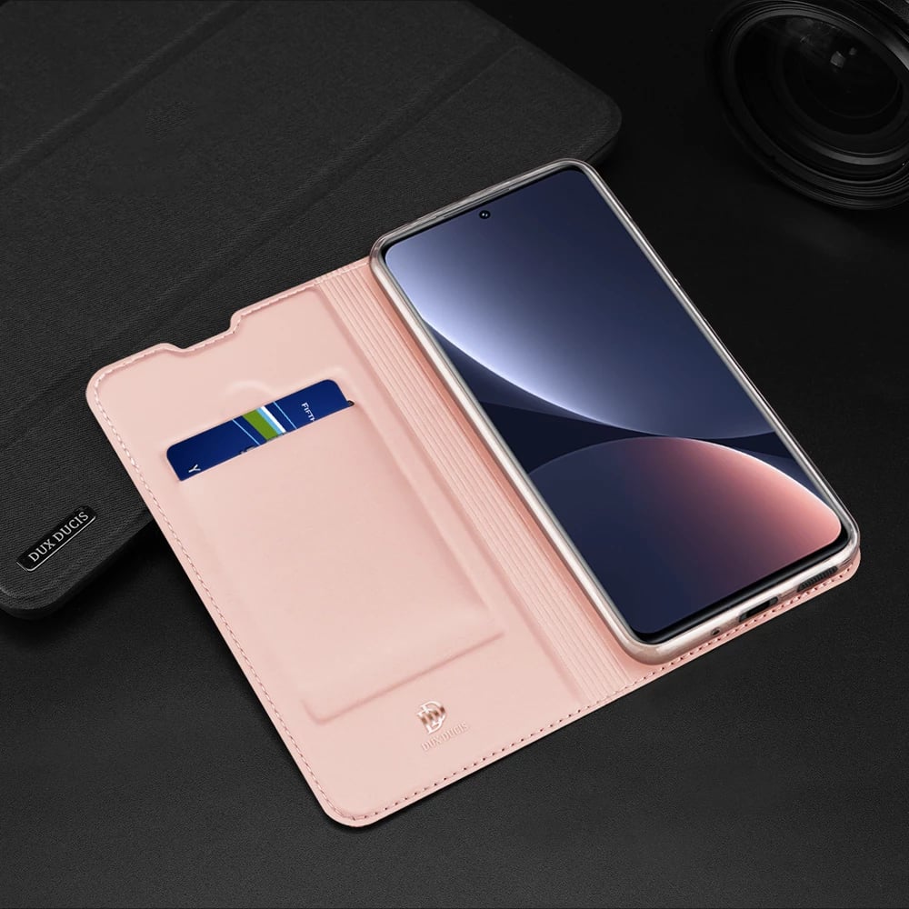 Mbështjellës Dux Ducis Skin Pro për Xiaomi 12 Pro, me kapak, Gold