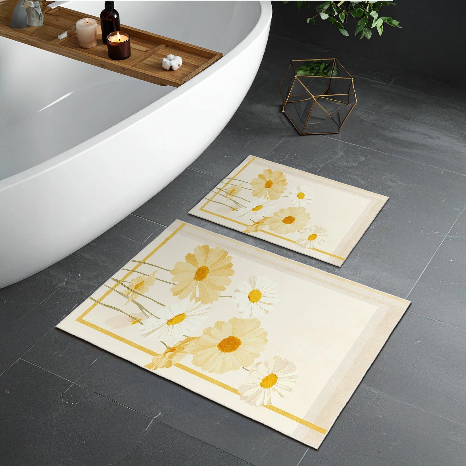 Set tapetash për banjo (2 copë), Mijolnir, Asr04, bezhë