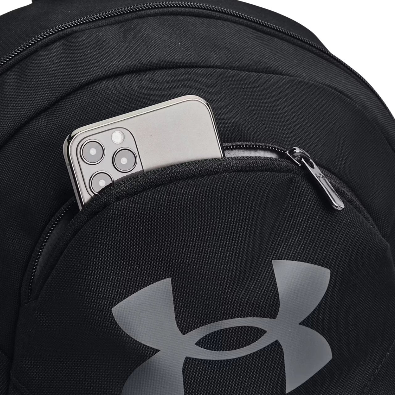 Çantë shpine Under Armour unisex, e zezë dhe gri